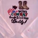 Spring Clearance Unisex Onesie Military Saying..