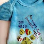 Summer Tie Dyed Onesie Funny With Dog Theme
