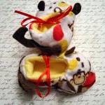 Fabric Monkey Booties Unisex In Sizes 0 To 18..