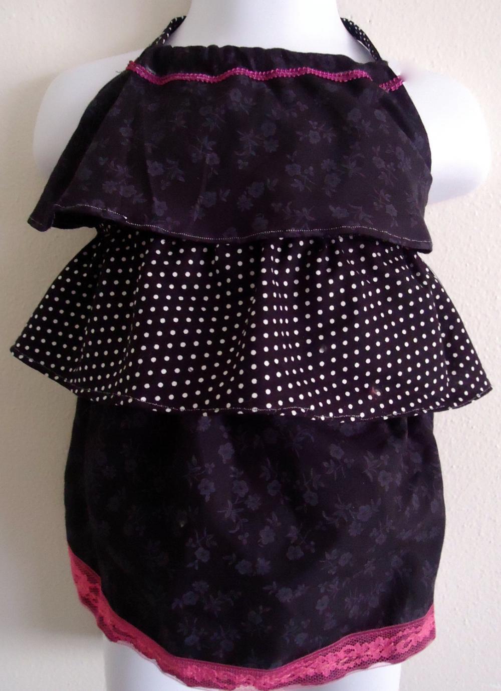 Ruffled Halter Top Handmade Sizes 18 Months To 6t