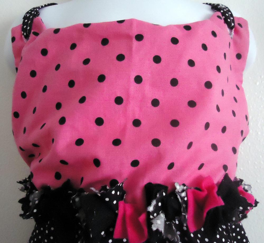 Halter Sunsuit Polka Dots Handmade Size 12 To 18 Months